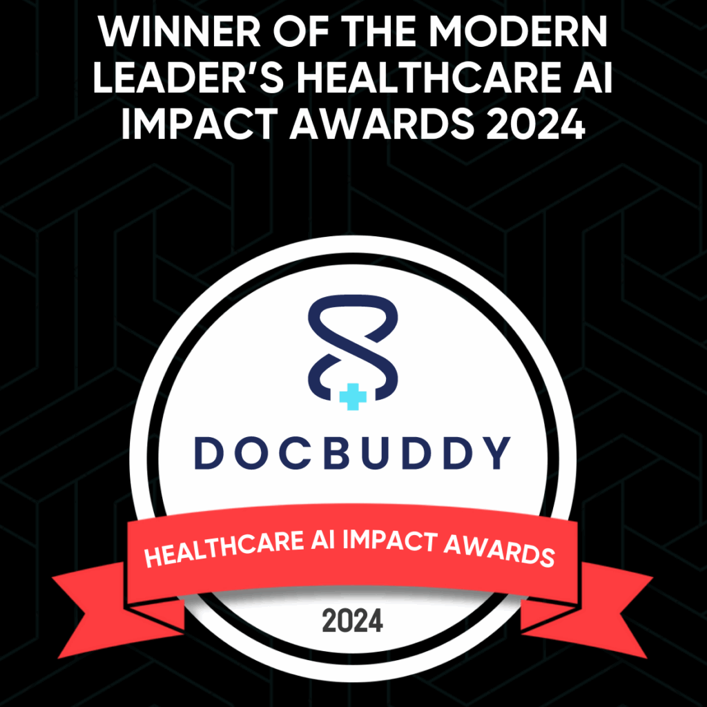 DocBuddy Recognized with Healthcare AI Impact Award 2024
