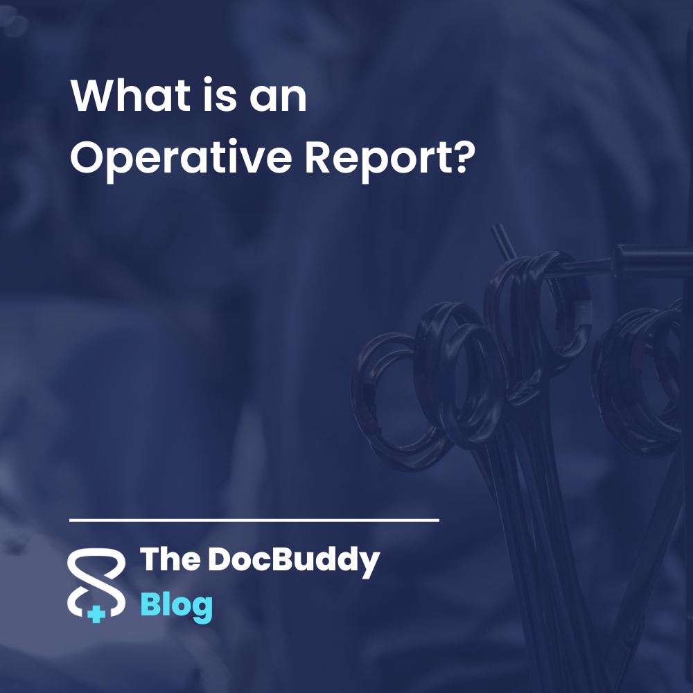 What is an operative report?